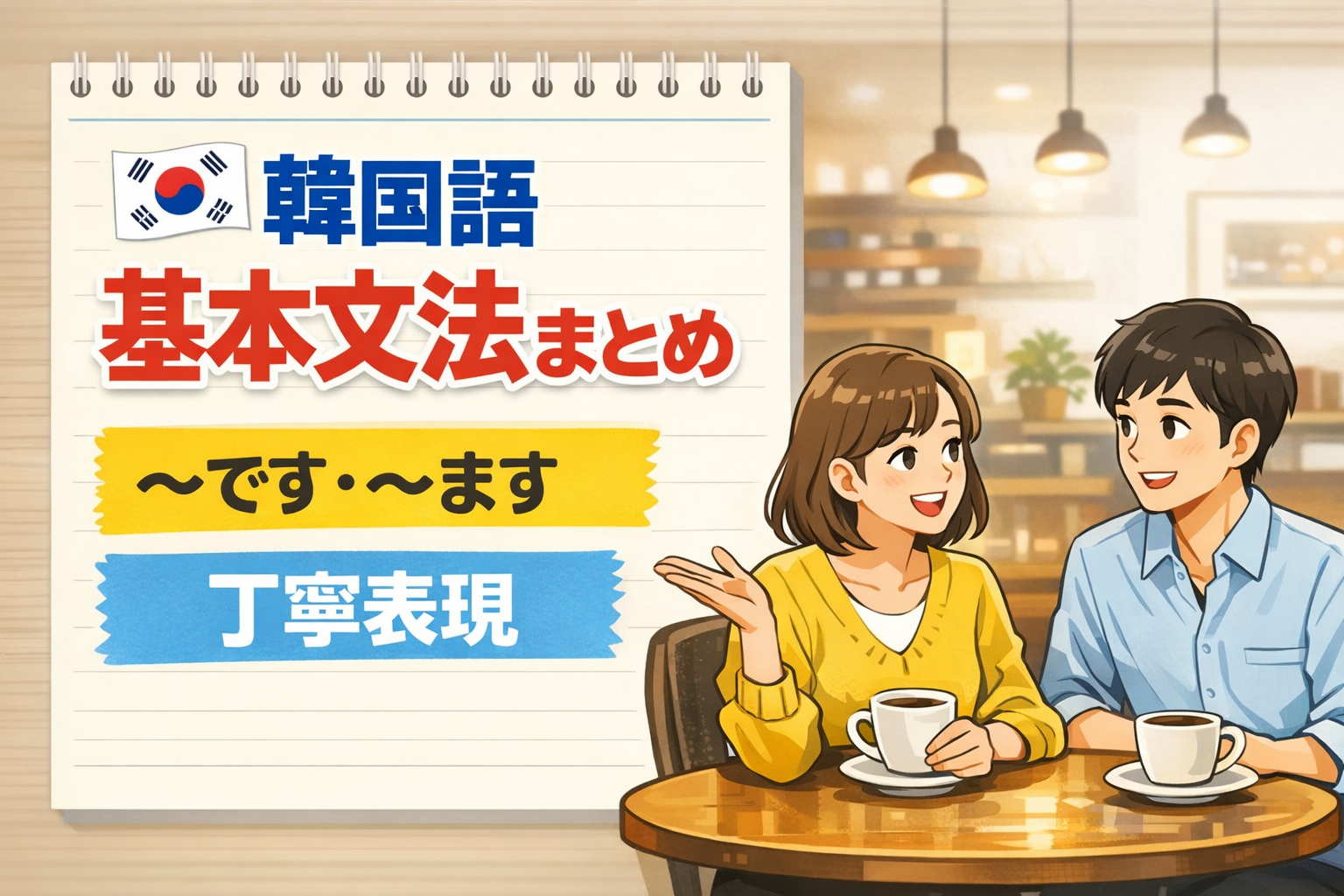 韓国語　丁寧語　です　ます